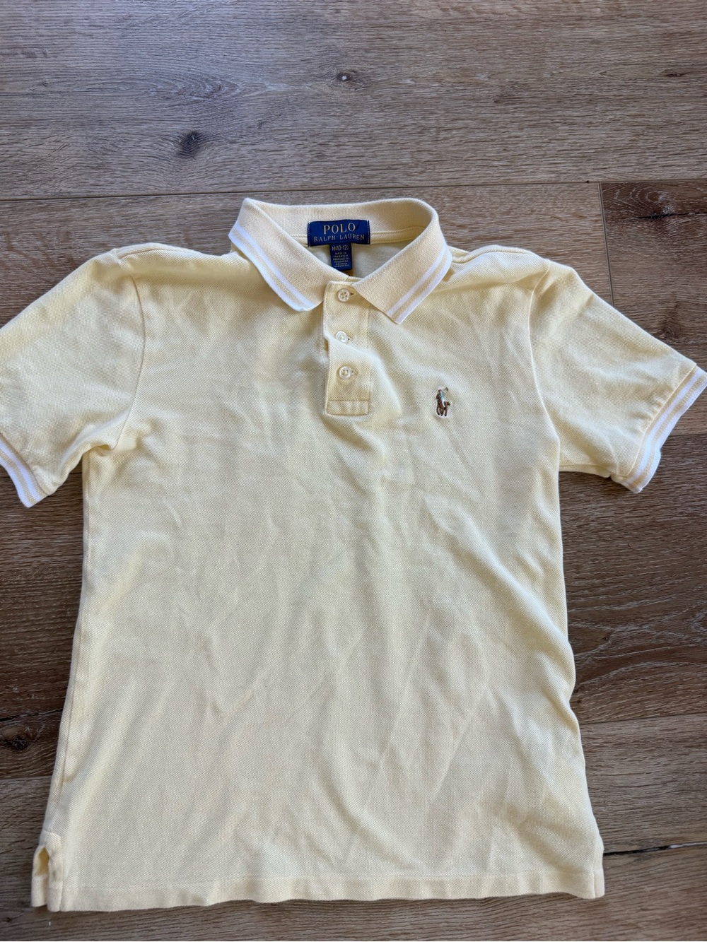 Polo by Ralph Lauren Light Yellow Boys' Polo with Embroidered Pony